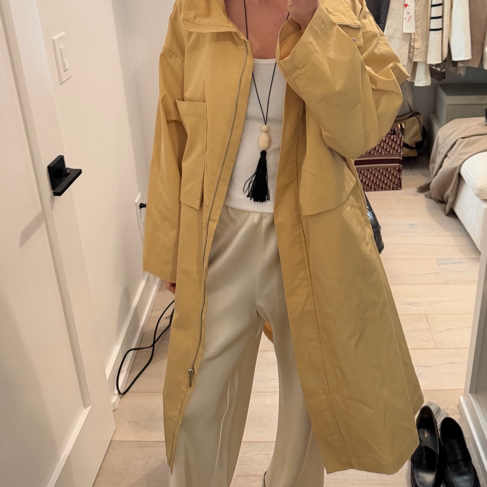 Zara Mustard Trench Coat